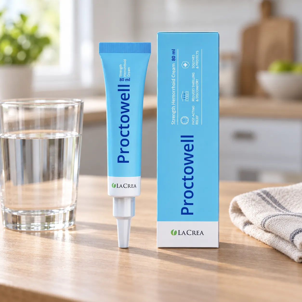 Proctowell — Verpackung im Alltag
