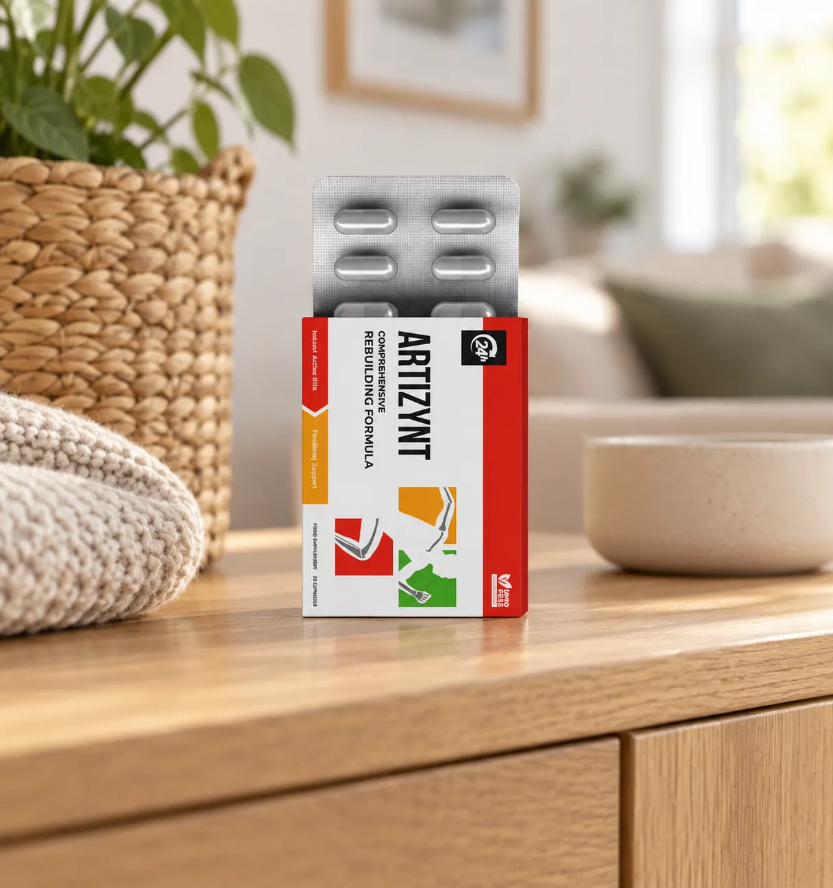 ArtiZynt Capsules — Verpackung im Alltag