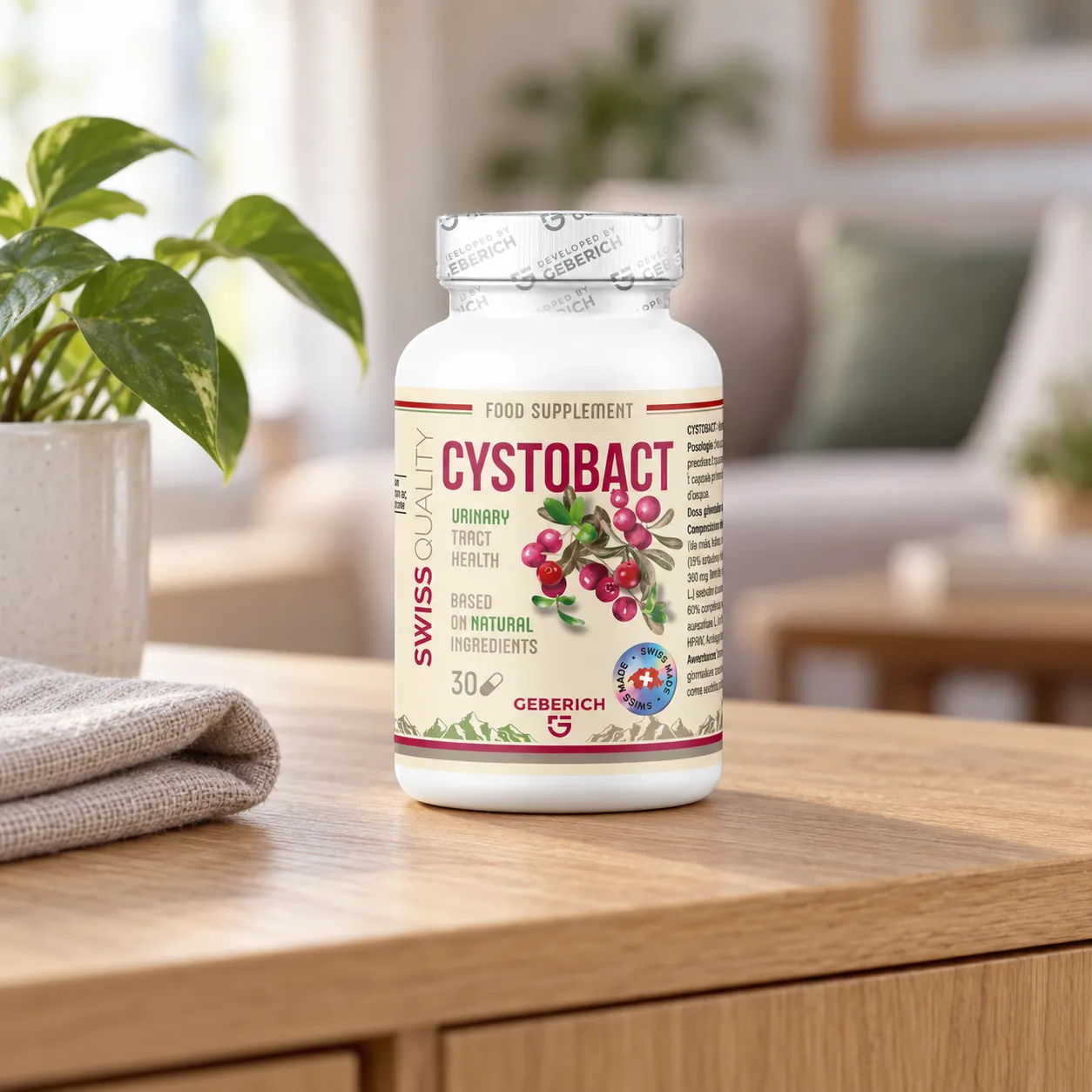 CYSTOBACT — Verpackung im Alltag