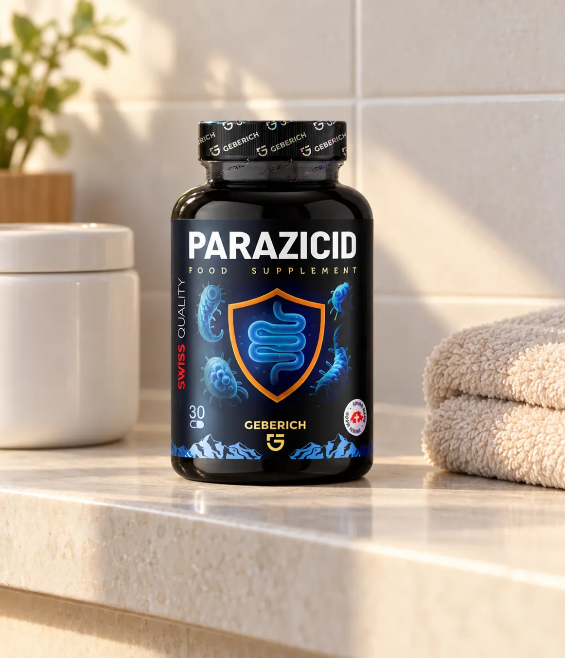 Parazicid — Verpackung im Alltag