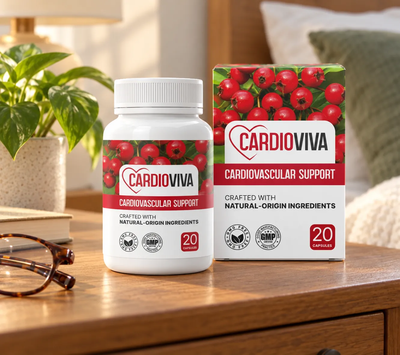 CardioViva — Verpackung im Alltag