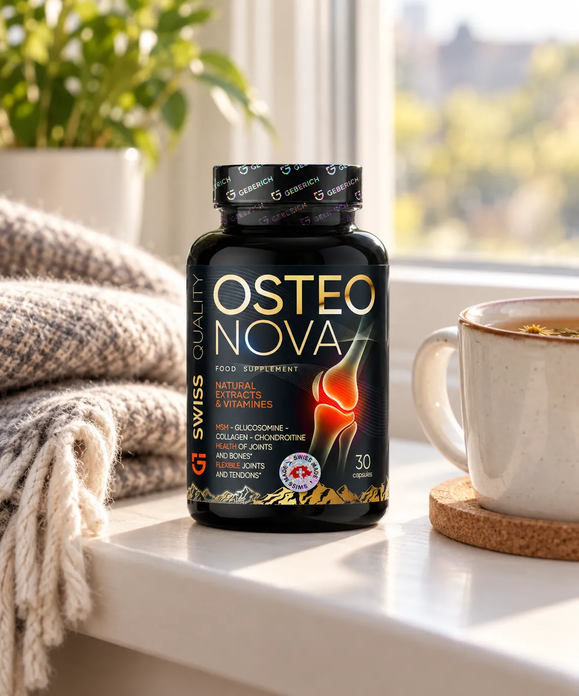 OsteoNova — Verpackung im Alltag