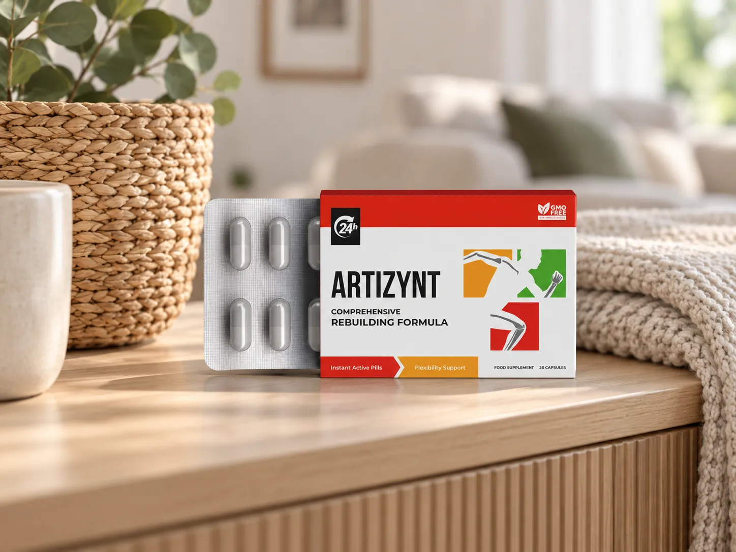 ArtiZynt caps — Verpackung im Alltag