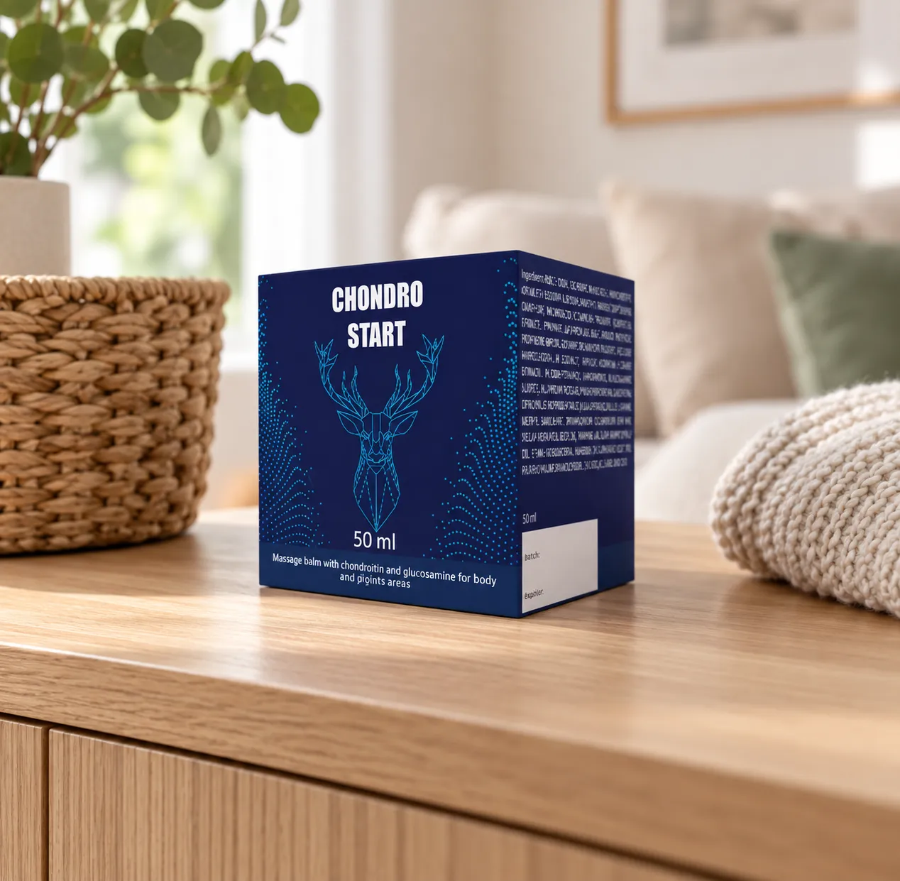 Chondrostart — Verpackung im Alltag
