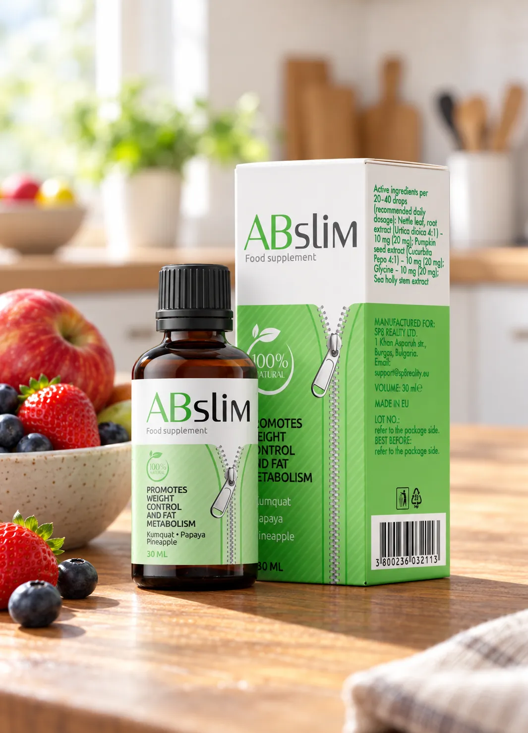 ABSlim — Verpackung im Alltag