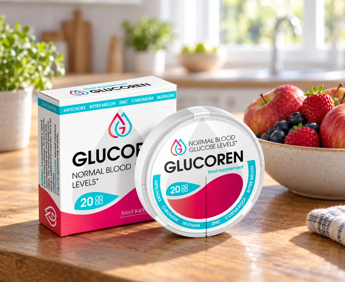 Glucoren 49 EUR — Verpackung im Alltag