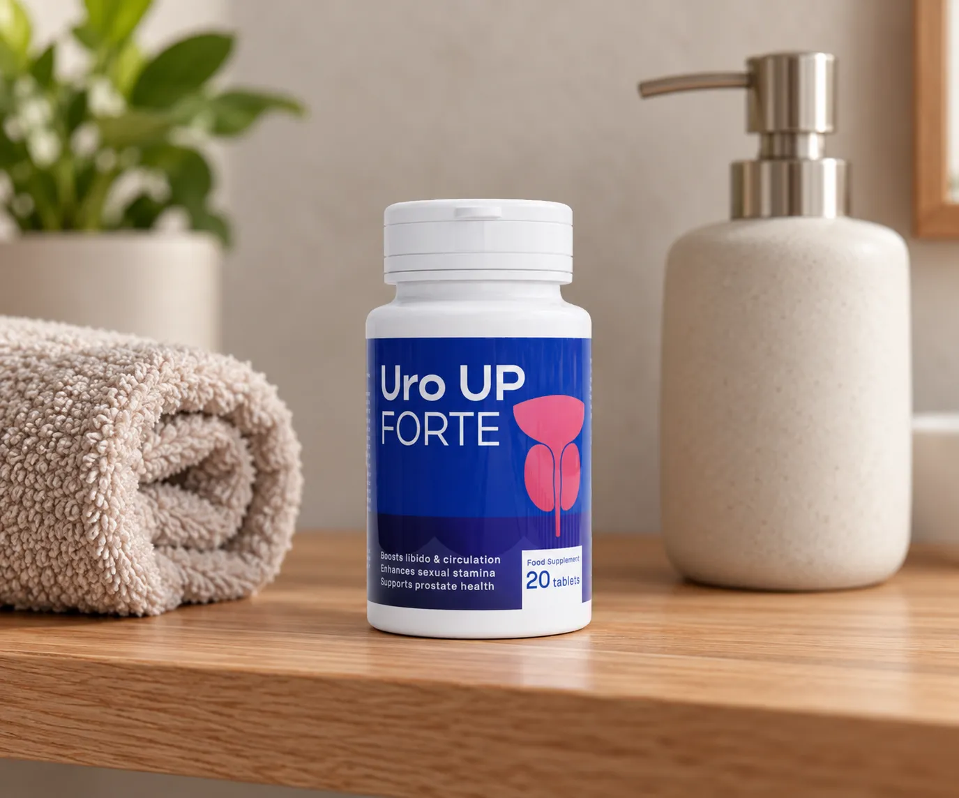 Uro UP Forte — Verpackung im Alltag