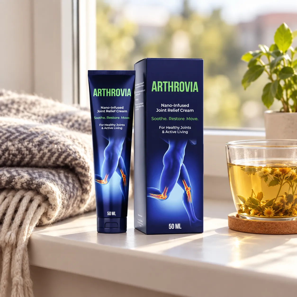 Arthrovia — Verpackung im Alltag