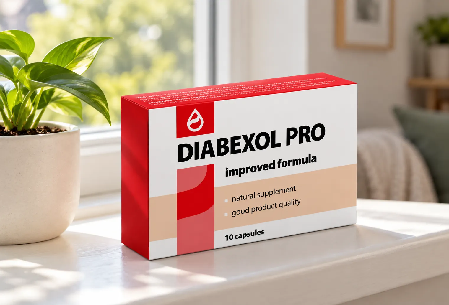 Diabexol Pro — Verpackung im Alltag